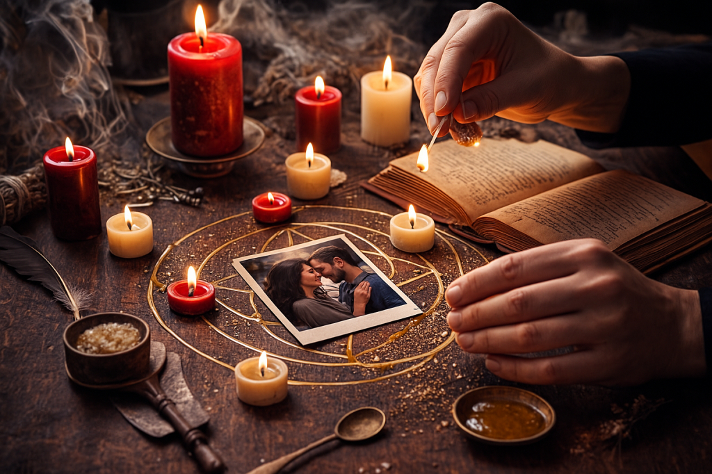 Rituel amoureux puissant avec le nom